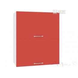 Шкаф настенный Кортекс-мебель Корнелия Лира ВШ60-2г, красный