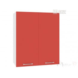 Шкаф настенный для посуды Кортекс-мебель Корнелия Лира ВШ60с, красный