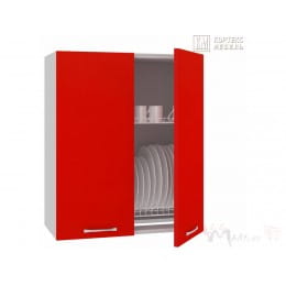 Шкаф настенный для посуды Кортекс-мебель Корнелия Мара ВШ60с, красный