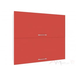 Шкаф настенный Кортекс-мебель Корнелия Лира ВШ80-2г, красный