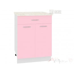 Шкаф нижний Кортекс-мебель Корнелия Лира НШ60р1ш, розовый
