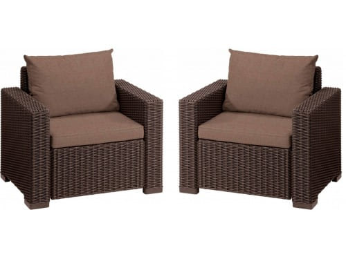 Keter (Allibert) California 2 chairs (коричневый)