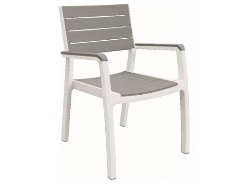 Кресло Keter (Allibert) Стул Harmony Armchair Armchair, белый / серый