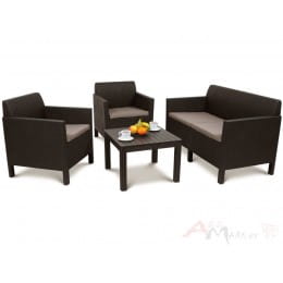 Комплект мебели Keter Orlando small table set (коричневый)