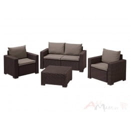 Комплект мебели Keter California 2 Seater Set (коричневый)