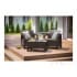 Комплект мебели Allibert Bahamas Weekend Set (2 кресла+столик) коричневый