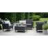 Набор уличной мебели (диван, 2 кресла, столик) Salemo 2-sofa set, графит