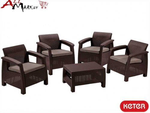 Комплект мебели Corfu quattro set Keter 17197978