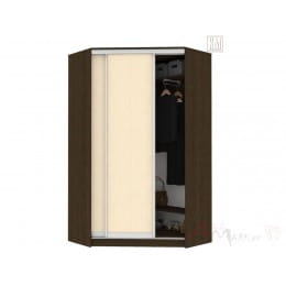 Шкаф-купе Кортекс-мебель Сенатор ШК30 классика (угловой), венге / венге светлый
