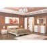 SV-мебель, Набор мебели для спальни «Лагуна 2 К» Шкаф двухстворчатый Дуб Сонома/Белый Глянец