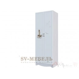 Шкаф SV-мебель Акварель 1 с ящиком ясень анкор светлый / белый матовый / Море