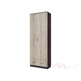 Шкаф SV-мебель Консул 2 двухстворчатый с ящиком дуб венге / дуб сонома