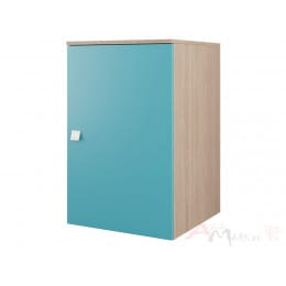 Шкаф верхний SV-мебель Сити 1 ясень шимо светлый / голубой
