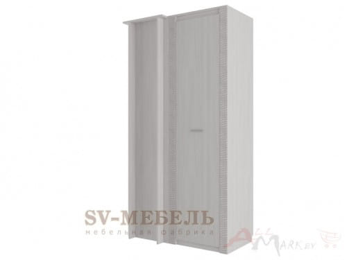 SV-мебель, Модульная система "Гамма 20 К" Шкаф угловой (прямой) Ясень анкор светлый/ Сандал светлый