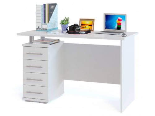 Компьютерный стол Сокол КСТ-106, белый