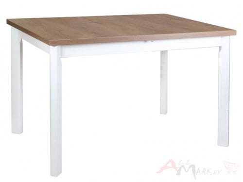 Кухонный стол MAX 5 P Drewmix дуб лефкас / белый