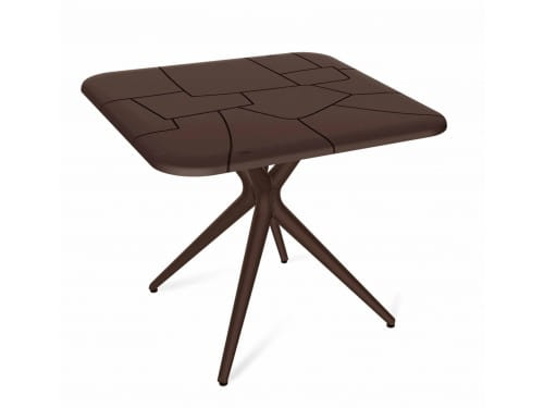 Пластиковый стол SHT-TU30/TT30 83/83 коричневый коричневый / коричневый