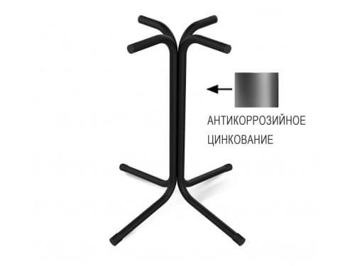Основание для стола SHT-TU7-1 черное (цинк) черный (цинк) / черный