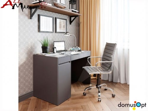 Компьютерный стол Домус СП004Л серый