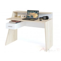 Компьютерный стол Сокол-мебель КСТ-108 дуб сонома / белый
