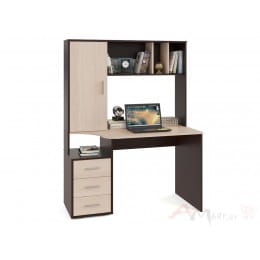 Компьютерный стол Сокол-мебель КСТ-16 венге / беленый дуб