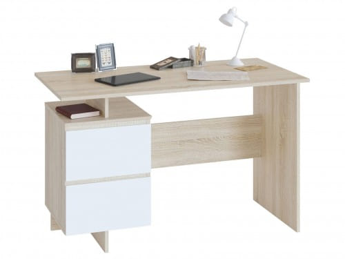 Письменный стол Сокол СПМ-19, дуб сонома / белый