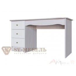 Стол компьютерный SV-мебель Акварель 1 ясень анкор светлый / белый матовый