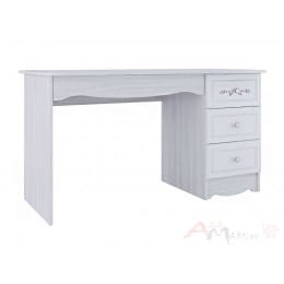 Стол SV-мебель (МС Акварель 1 К), ясень анкор светлый / белый матовый/цветы