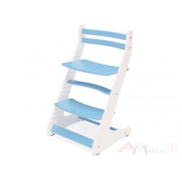 Растущий стул MillWood Вырастайка 2D, белый / голубой