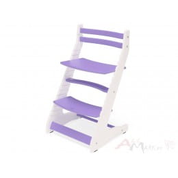 Растущий стул MillWood Вырастайка 2D, белый / фиолетовый