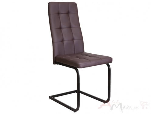 Кухонный стул Offord Sedia коричневый/черный