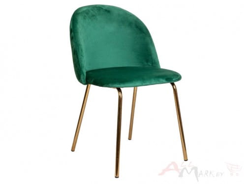 Кухонный стул Prado Sedia зеленый велюр/золото