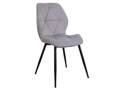 Кухонный стул Седия Congo светло-серый велюр HCJ-37/ черный