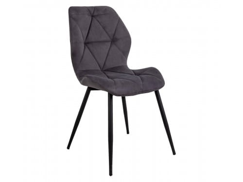 Кухонный стул Седия Congo темно-серый велюр HCJ-40/ черный