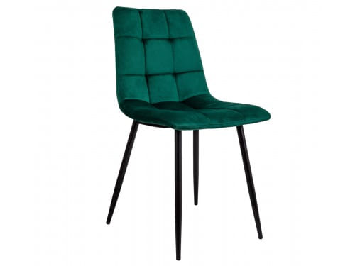 Кухонный стул Седия Dallas зелёный велюр 78/черный