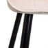 Кухонный стул Седия Fred, HLR-05 кремовый велюр/ черный