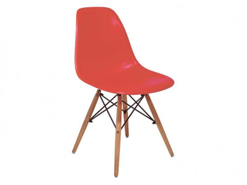 Кухонный стул Kord ABS Sedia красный из пластика