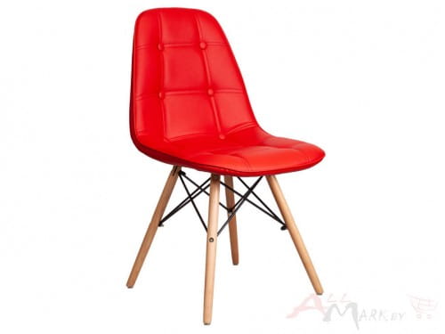 Кухонный стул Kord PU Sedia красный, из экокожи