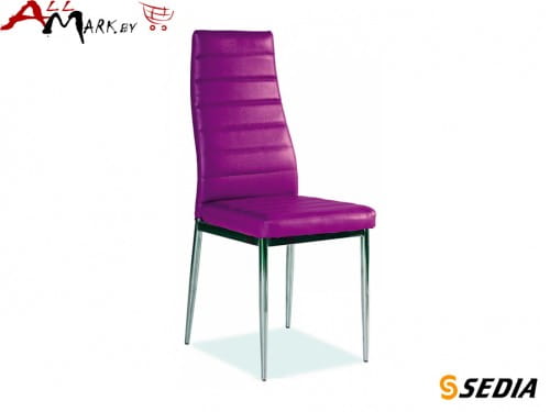 Кухонный стул Romeo Sedia фиолетовый, экокожа