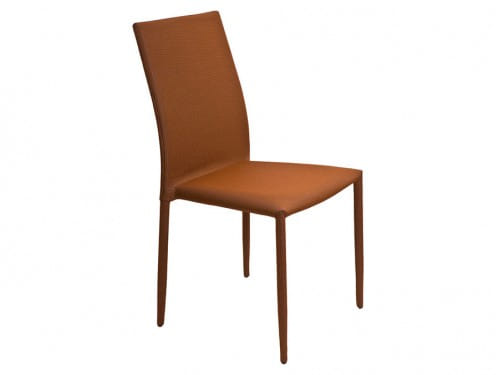 Кухонный стул Sergio Sedia оранжевый / черный, ткань
