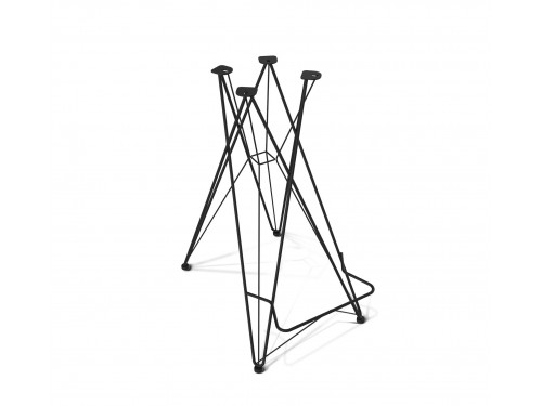 Каркас стула полубарного SHT-S66-1 черный муар