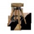 Каркас полубарного стула SHT-S93 дуб коричневый брашированный / черн. муар