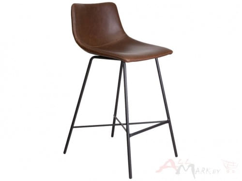 Барный стул Mexico ECO Sedia коричневый+коричневая нить