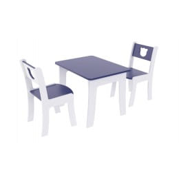 Стул SV-мебель исполнения 1; тип I; ростовой номер 2/1200, синий перламутр / милк матовый