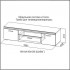 SV-мебель, Модульная система "Соло К" Тумба для телевидеоаппаратуры Белый / Белый глянец-Венге