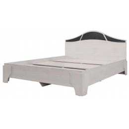 Кровать двойная SV-мебель (МС Лагуна 5 К) 140x200, ясень анкор светлый