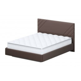 Кровать двойная SV-мебель №2 160x200, венге/венге ткань/лайн венге ткань