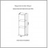 SV-мебель, Модульная система «Ницца К» Шкаф навесной (вертикальный 400) (Каньон светлый)