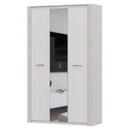 Шкаф SV-мебель (МС Гамма 20 Серия 4) комбинированный 3х ств. , Ясень анкор светлый / Сандал светлый