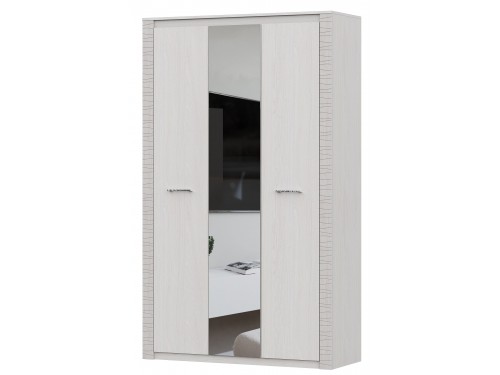 SV-мебель, Модульная система "Гамма 20 К" Шкаф комбинированный 3х ств. Серия №4 Ясень Анкор светлый / Сандал светлый